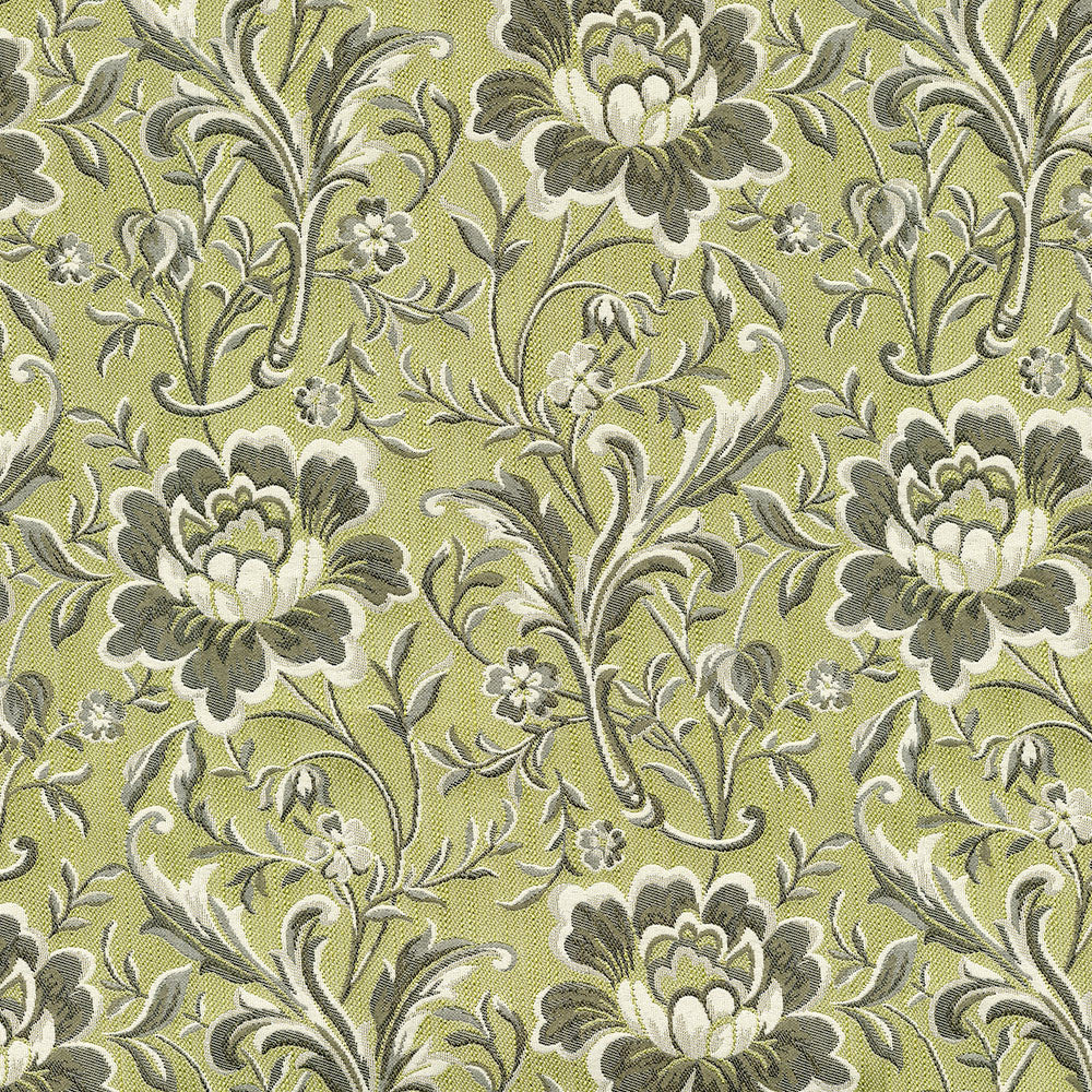 Regime 202 Aloe by ABBEYSHEA Fabric 74% Polyester, 16% Cotton, 10% Rayon China 45,000 Double Rubs (Wyzenbeek) </p><p>Repeat: Horizontal: 9.5" (23.0 cm) Up the Roll and Vertical: 9.6" (24.3 cm) Across the Roll 55" (140 cm) - Fabric Carolina -