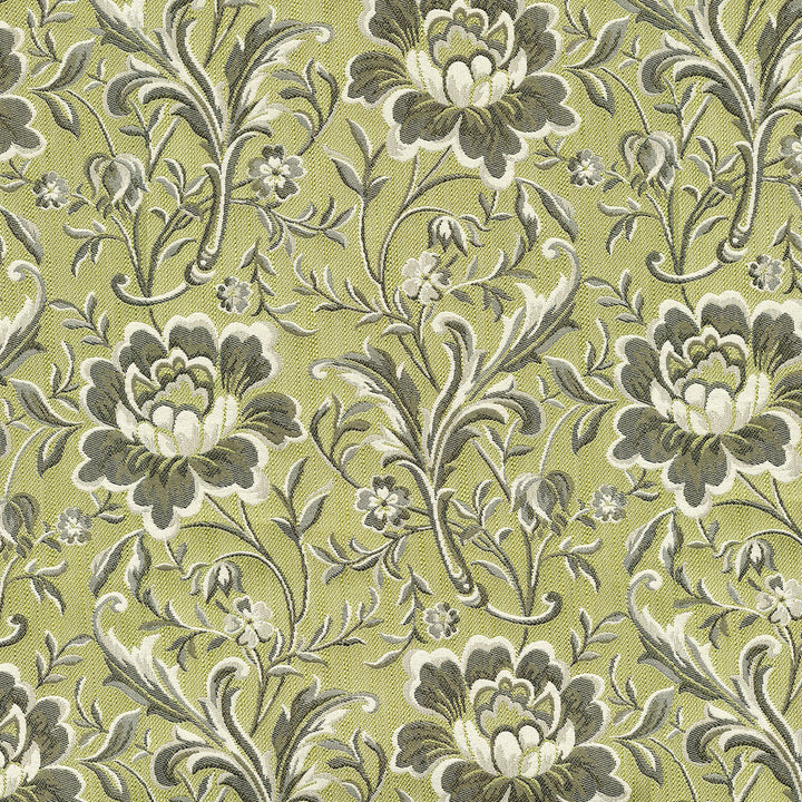 Regime 202 Aloe by ABBEYSHEA Designer Fabric 74% Polyester, 16% Cotton, 10% Rayon China 45,000 Double Rubs (Wyzenbeek) </p><p>Repeat: Horizontal: 9.5" (23.0 cm) Up the Roll and Vertical: 9.6" (24.3 cm) Across the Roll 55" (140 cm) - Swanky Fabrics -