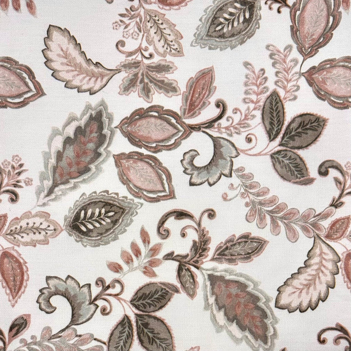 Dahlia Natural by Europatex Designer Fabric Dahlia 100% Cotton 55.00 inches - Swanky Fabrics -