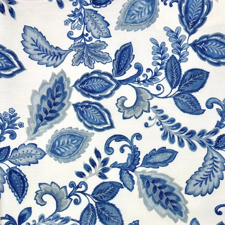 Dahlia Plain Blue by Europatex Fabric Dahlia 100% Cotton 55.00 inches - Fabric Carolina -
