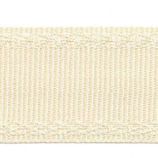 Dainty - Mayonnaise by Europatex Designer Fabric Dainty & Majestic 100% Polyester China See Sample Horizontal: N/A and Vertical: N/A 1.50 inches  - Swanky Fabrics -