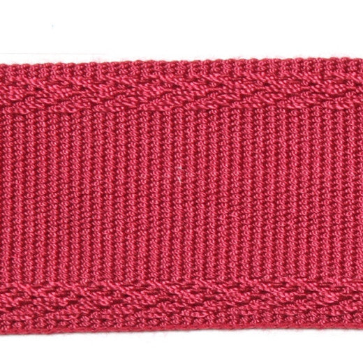 Dainty - Rouge by Europatex Designer Fabric Dainty & Majestic 100% Polyester China See Sample Horizontal: N/A and Vertical: N/A 1.50 inches  - Swanky Fabrics -