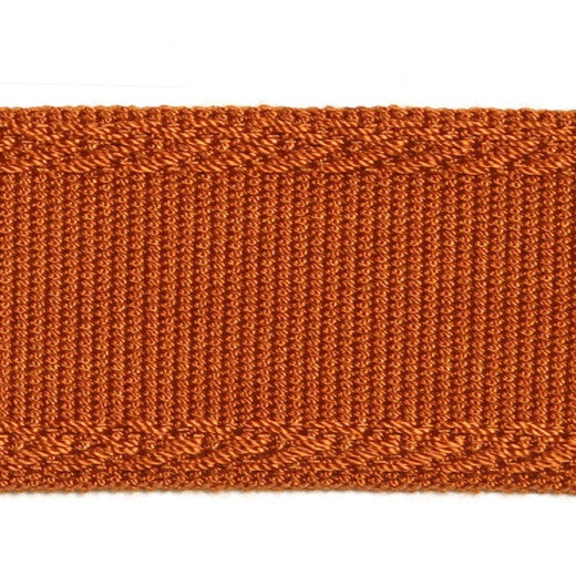 Dainty - Rust by Europatex Designer Fabric Dainty & Majestic 100% Polyester China See Sample Horizontal: N/A and Vertical: N/A 1.50 inches  - Swanky Fabrics -