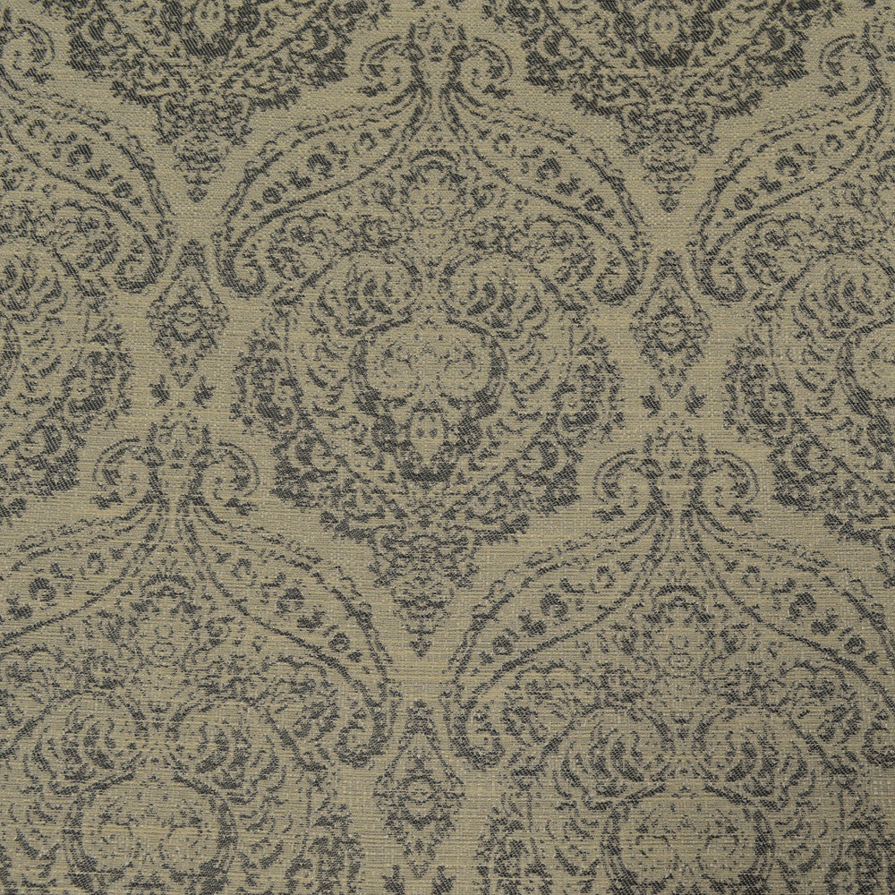 Dalliance A Steel by Europatex Designer Fabric Dalliance 60% Polyester, 40% cotton China Horizontal: 6.7" and Vertical: 12" 54" - Swanky Fabrics -