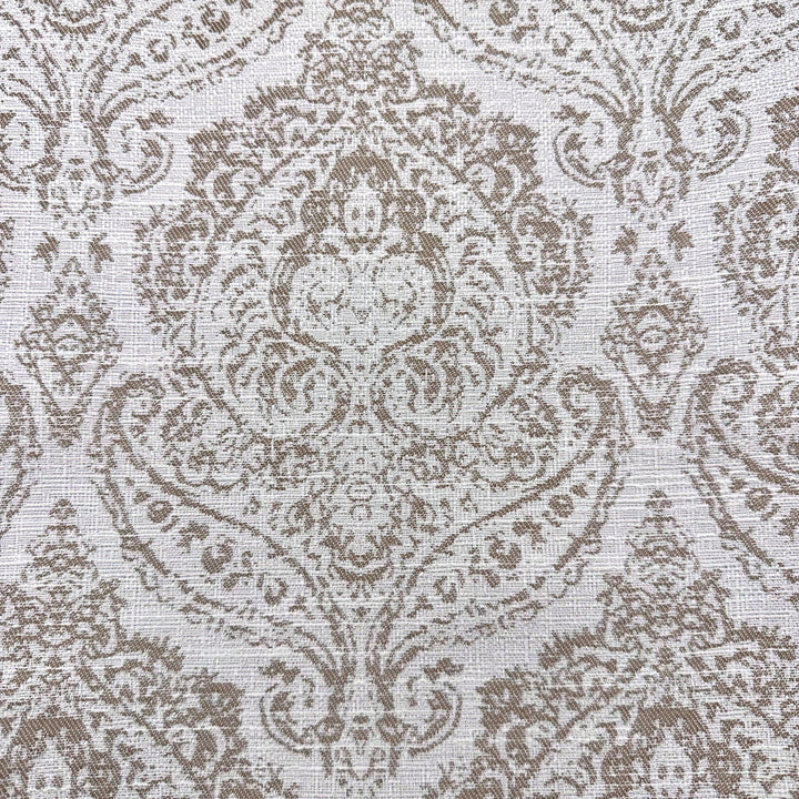 Dalliance A Taupe by Europatex Designer Fabric Dalliance 60% Polyester, 40% Cotton 6.67" H, 12" V 54.00 inches - Swanky Fabrics -