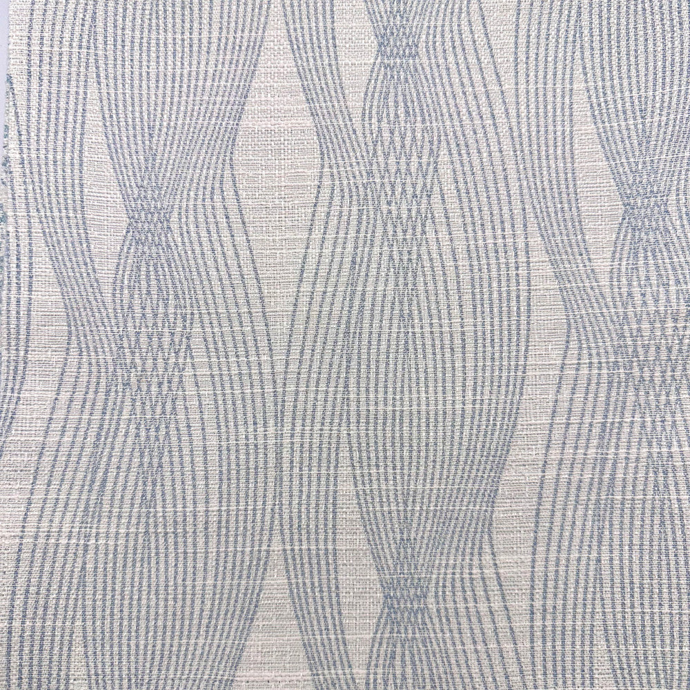 Dalliance B Sky by Europatex Fabric Dalliance 60% Polyester, 40% Cotton 6.67" H, 14" V 54.00 inches - Fabric Carolina -