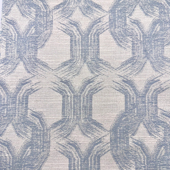 Dalliance C Sky by Europatex Designer Fabric Dalliance 60% Polyester, 40% Cotton 6.67" H, 6" V 54.00 inches - Swanky Fabrics -