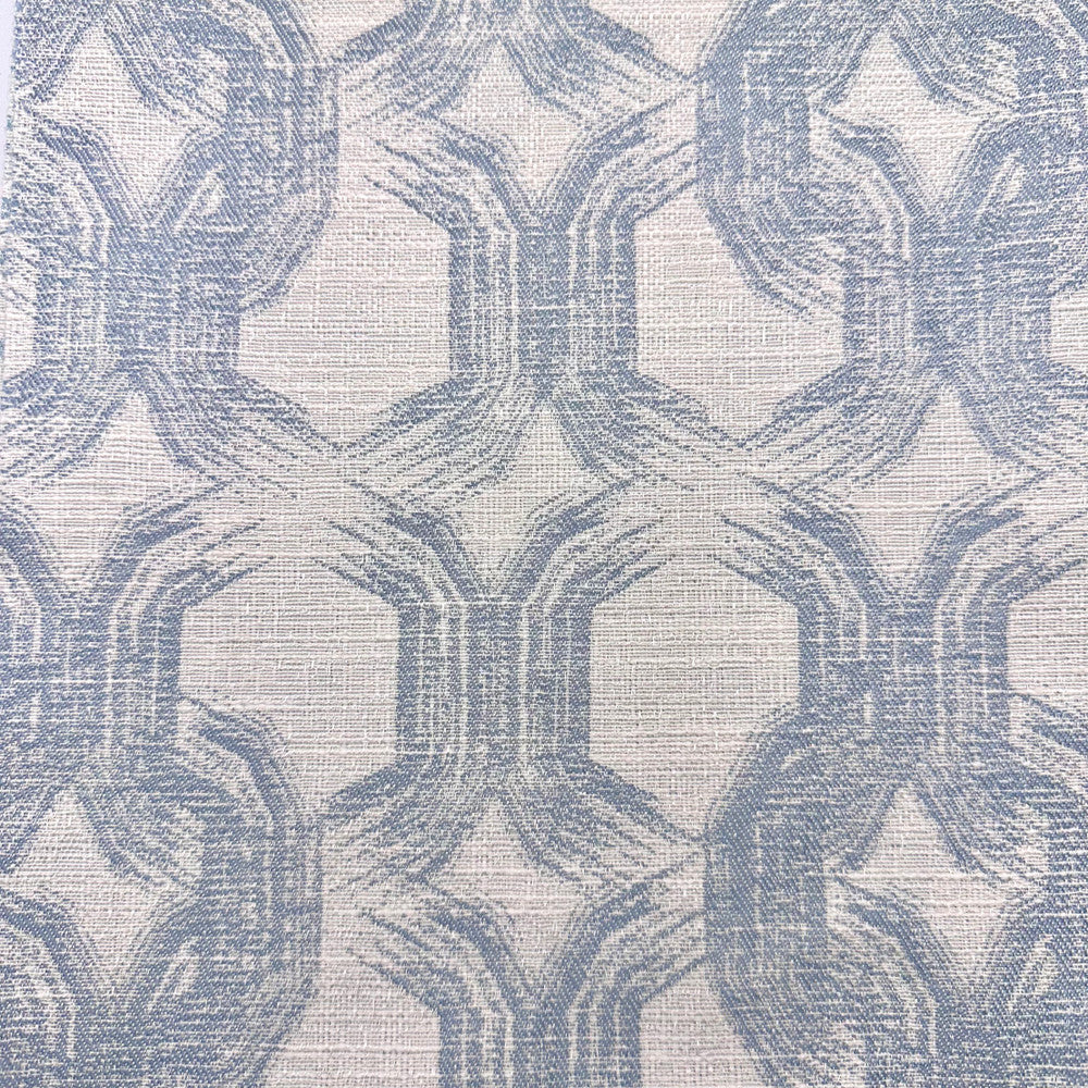 Dalliance C Sky by Europatex Fabric Dalliance 60% Polyester, 40% Cotton 6.67" H, 6" V 54.00 inches - Fabric Carolina -