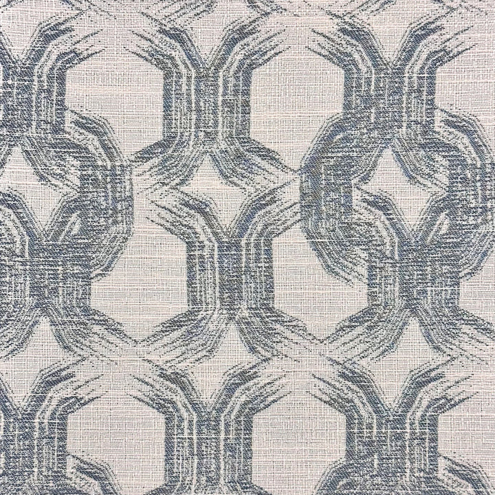 Dalliance C Steel by Europatex Fabric Dalliance 60% Polyester, 40% Cotton 6.67" H, 6" V 54.00 inches - Fabric Carolina -