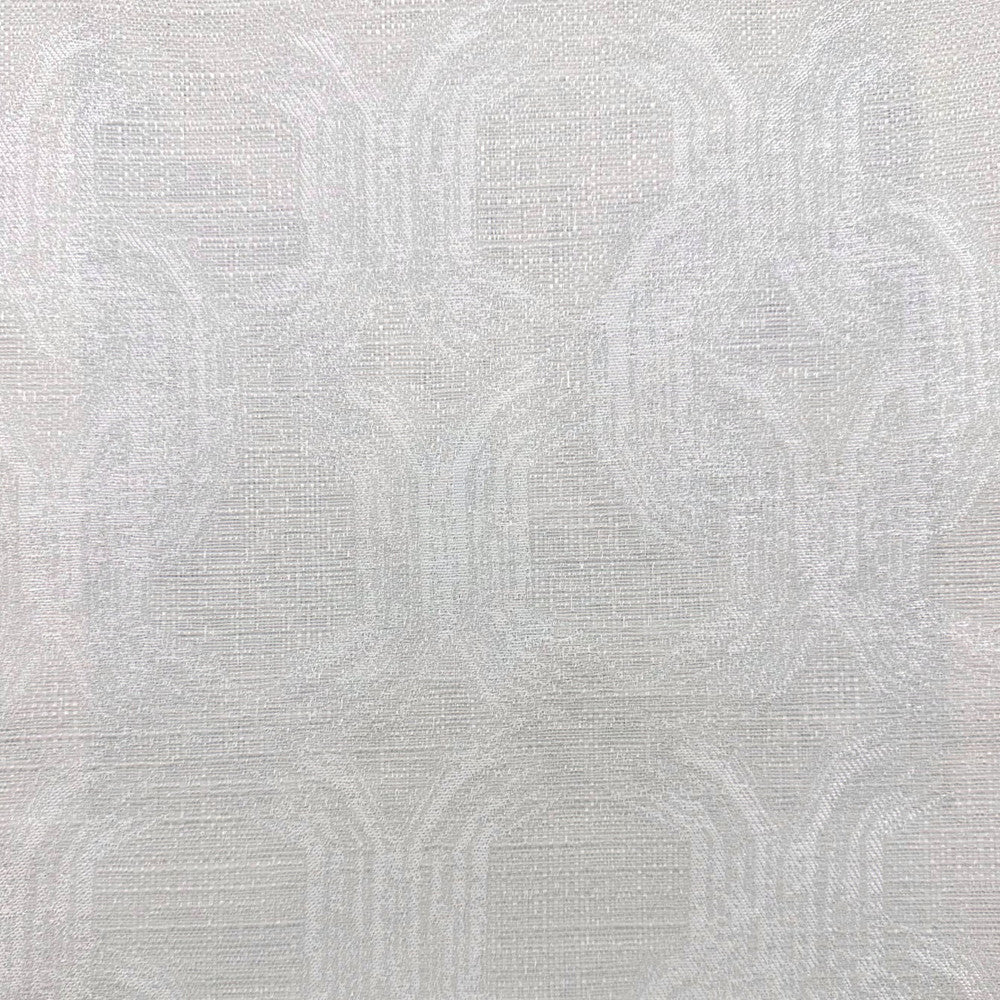 Dalliance C White by Europatex Fabric Dalliance 60% Polyester, 40% Cotton 6.67" H, 6" V 54.00 inches - Fabric Carolina -