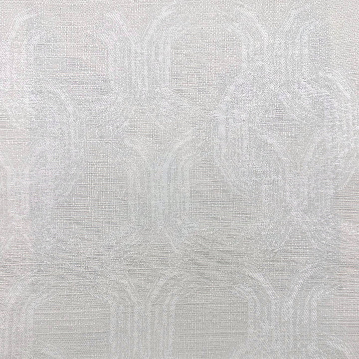 Dalliance C White by Europatex Designer Fabric Dalliance 60% Polyester, 40% Cotton 6.67" H, 6" V 54.00 inches - Swanky Fabrics -