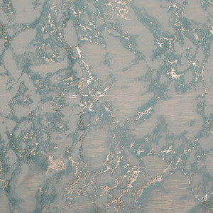 Dazzle Marble Teal by Europatex Fabric
