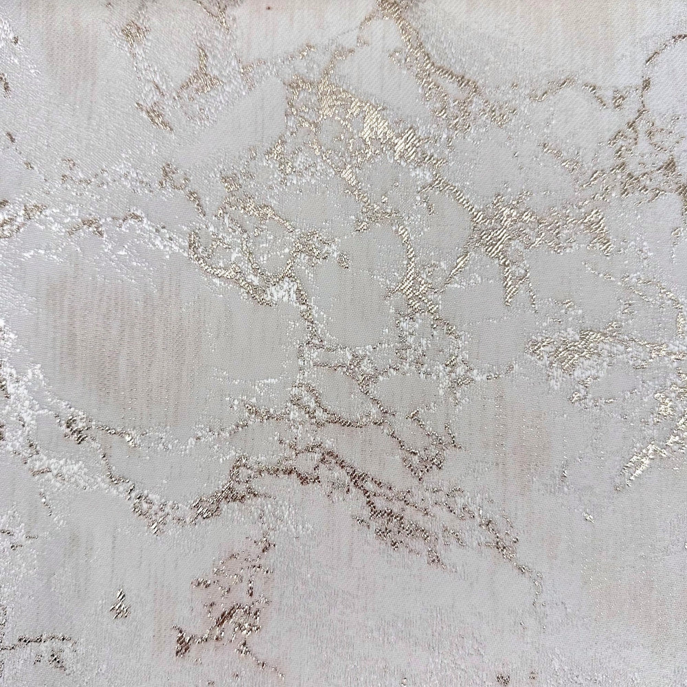 Dazzle Marble Golden White by Europatex Fabric Dazzle 100% Polyester 118.00 inches - Fabric Carolina -