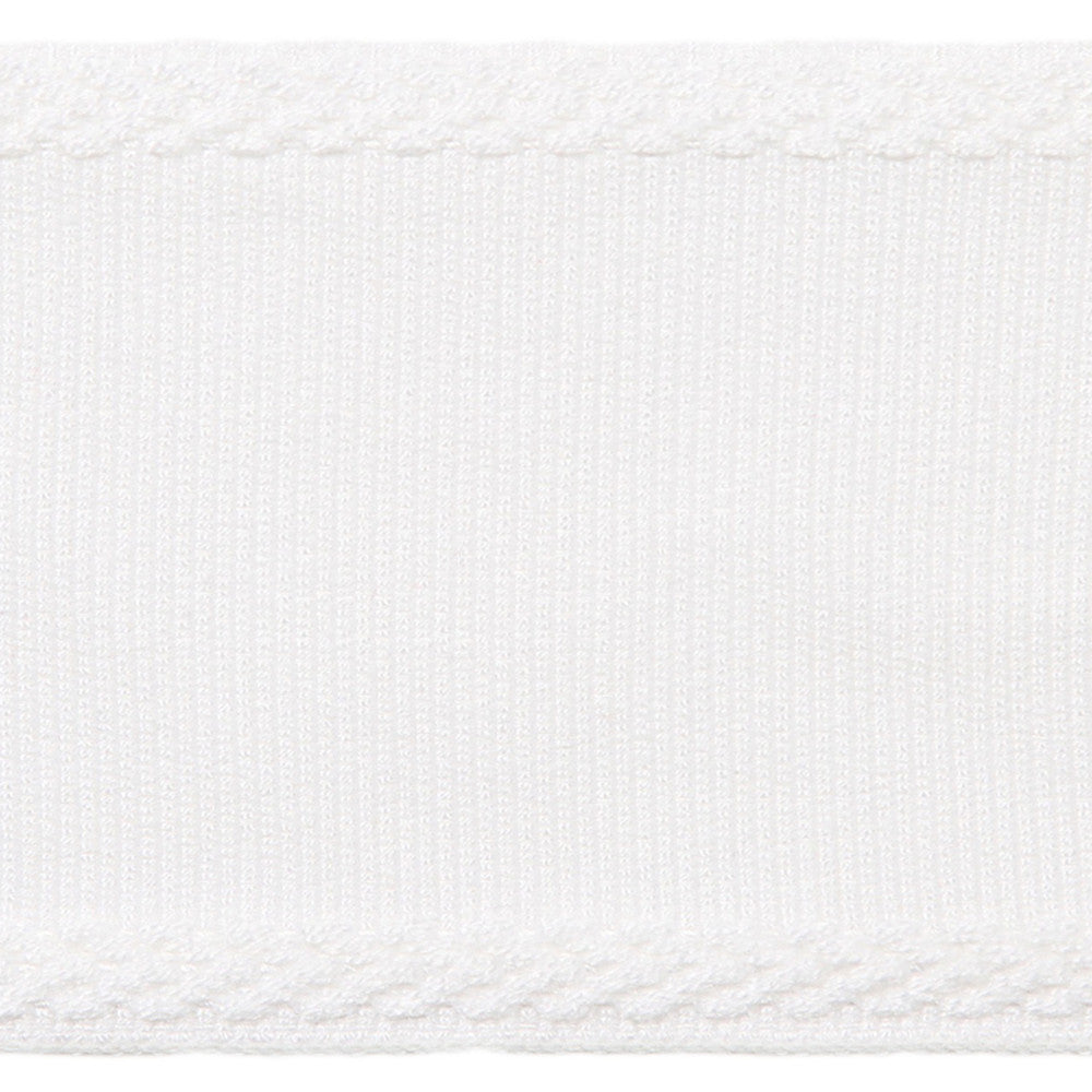 Libeco White by Europatex Fabric Designers Choice 100% Fibranne 2.25 inches - Fabric Carolina -