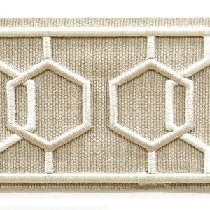 Dimensions Ivory by Europatex Fabric