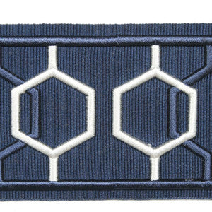Dimensions Navy by Europatex Fabric