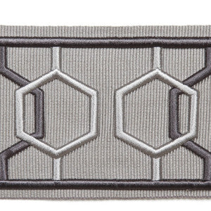 Dimensions Steel by Europatex Fabric