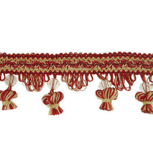Dublin Col. 572 Cranberry by Europatex Fabric
