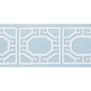 Gate Applique Tape Mist E12003 by Thibaut Fabric