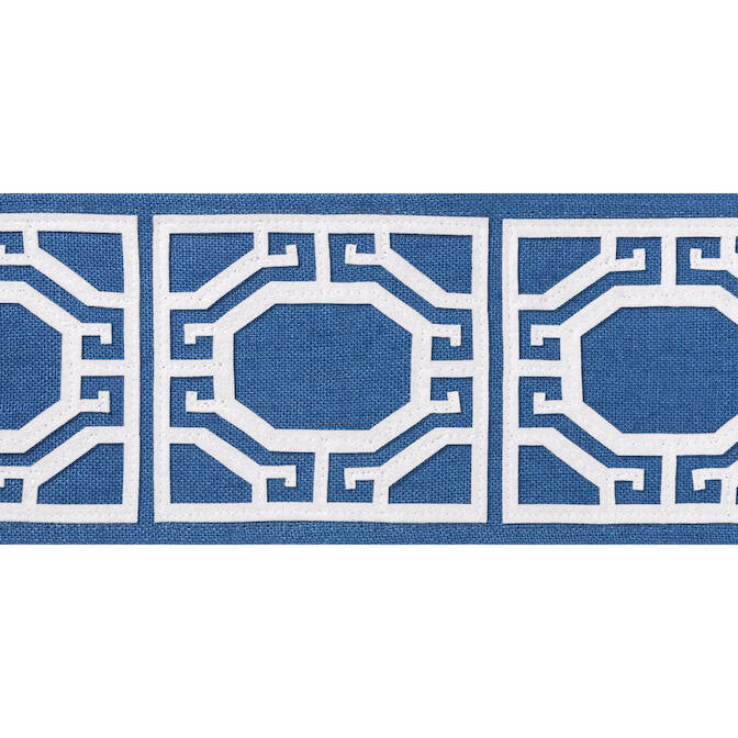 Gate Applique Tape Bermuda E12004 by Thibaut Fabric Thibaut Fabric Gate Applique Tape Bermuda E12004Fabric Tapes & Trims Volume 1 80% Linen, 20% Polyester INDIA </p><p>Repeat: V: 4.12 3.87 - Fabric Carolina -