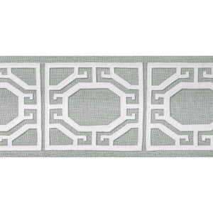 Gate Applique Tape Platinum E12009 by Thibaut Fabric