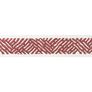 Cobble Hill Tape Cranberry E12016 by Thibaut Fabric