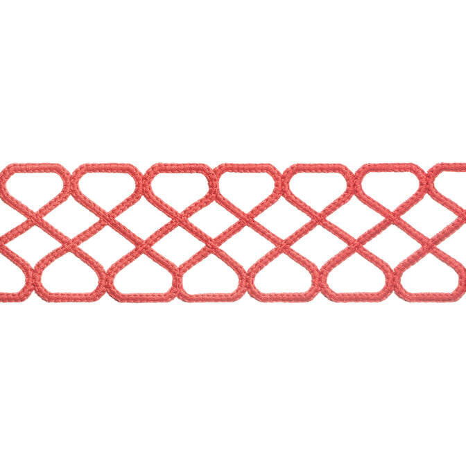Ripley Applique Coral E12027 by Thibaut Fabric Thibaut Fabric Ripley Applique Coral E12027Fabric Tapes & Trims Volume 1 100% Polyester INDIA </p><p>Repeat: V: 1.37 2.5 - Fabric Carolina -
