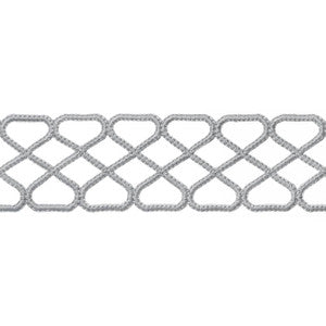 Ripley Applique Platinum E12029 by Thibaut Fabric