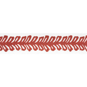 Lenox Tape Cranberry E12039 by Thibaut Fabric