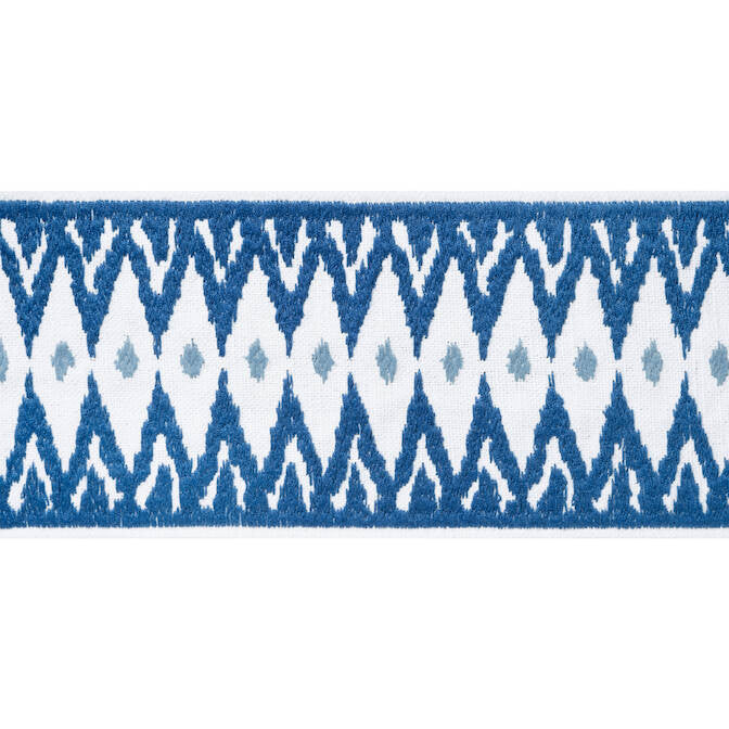 Delmont Tape Bermuda E12048 by Thibaut Fabric Thibaut Fabric Delmont Tape Bermuda E12048Fabric Tapes & Trims Volume 2 40% Linen, 30% Cotton, 30% Poly INDIA </p><p>Repeat: V: 4.5 4 - Fabric Carolina -