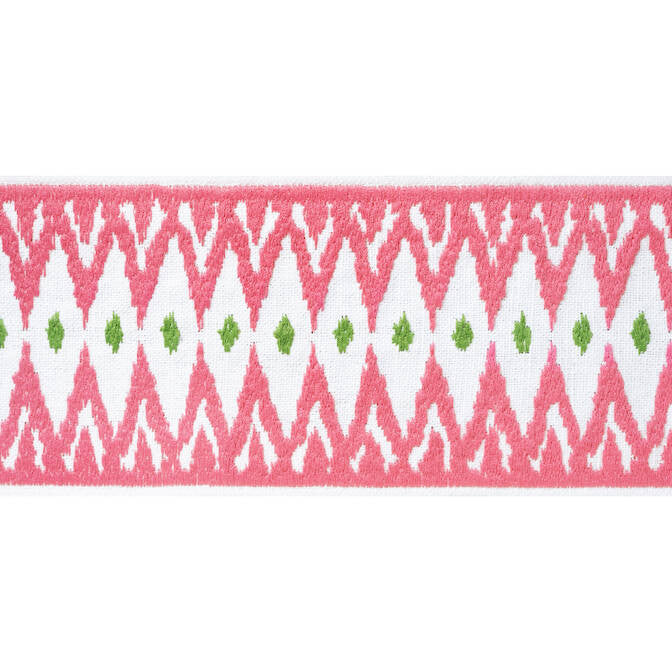 Delmont Tape Peony E12051 by Thibaut Fabric Thibaut Fabric Delmont Tape Peony E12051Fabric Tapes & Trims Volume 2 40% Linen, 30% Cotton, 30% Poly INDIA </p><p>Repeat: V: 4.5 4 - Fabric Carolina -