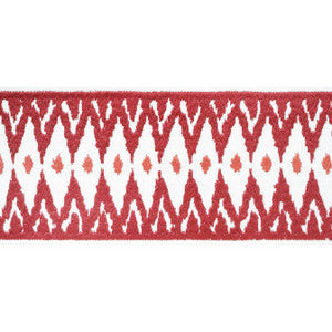 Delmont Tape Ruby E12053 by Thibaut Fabric