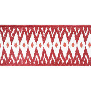 Delmont Tape Ruby E12053 by Thibaut Fabric