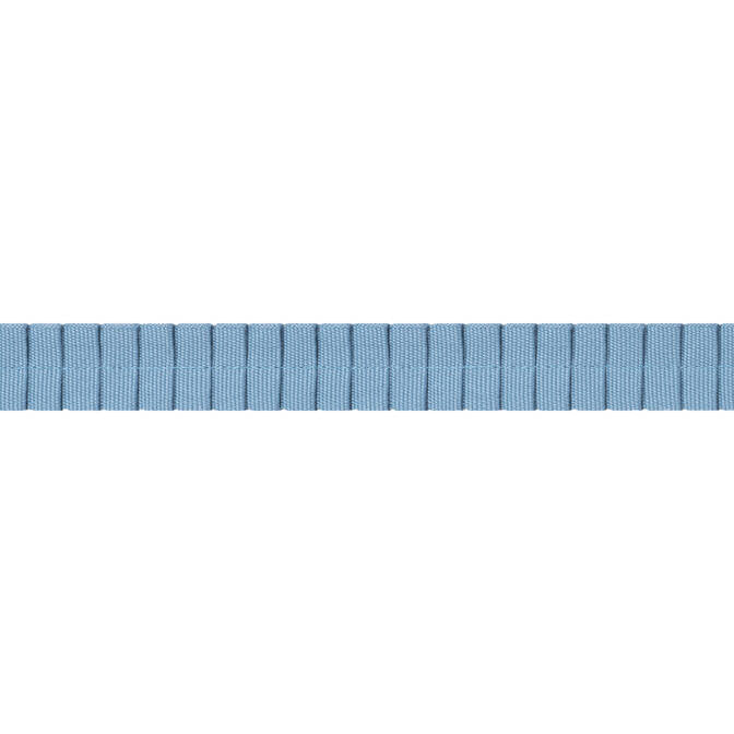 Pleated Tape Sky E12072 by Thibaut Fabric Thibaut Fabric Pleated Tape Sky E12072Fabric Tapes & Trims Volume 1 100% Cotton INDIA </p><p>Repeat: V: 0.37 0.87 - Fabric Carolina -