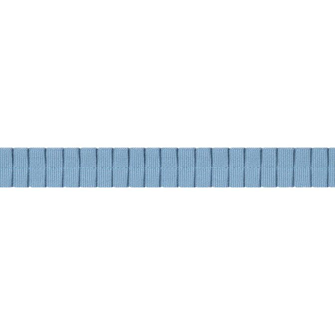 Pleated Tape Sky E12072 by Thibaut Fabric Thibaut Fabric Pleated Tape Sky E12072Fabric Tapes & Trims Volume 1 100% Cotton INDIA </p><p>Repeat: V: 0.37 0.87 - Fabric Carolina -