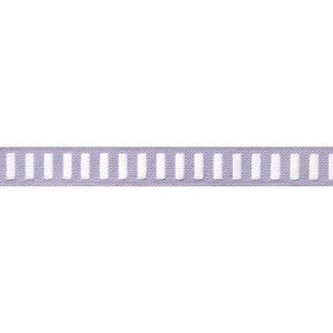 Dash Tape White on Lilac E12123 by Thibaut Fabric