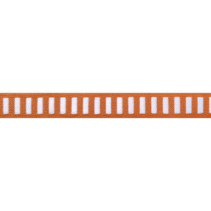 Dash Tape White on Mandarin E12126 by Thibaut Fabric