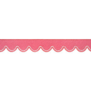 Pippa Tape Peony E12142 by Thibaut Fabric