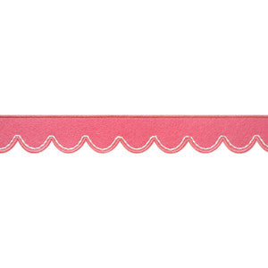 Pippa Tape Peony E12142 by Thibaut Fabric
