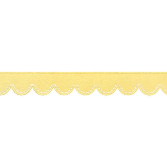 Pippa Tape Lemon E12143 by Thibaut Fabric Thibaut Fabric Pippa Tape Lemon E12143Fabric Tapes & Trims Volume 2 97% Polyester, 3% Viscose INDIA </p><p>Repeat: V: 1.06 1.25 - Fabric Carolina -