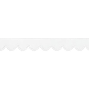 Pippa Tape Snow White E12151 by Thibaut Fabric