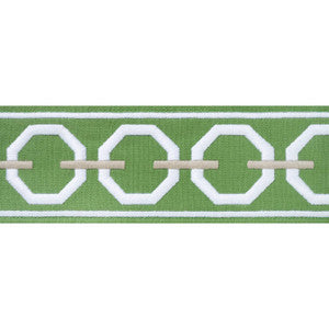 Katonah Tape Spring and Linen E12165 by Thibaut Fabric