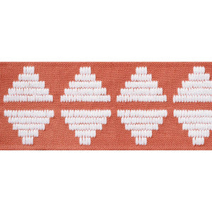 King'S Point Tape Coral E12173 by Thibaut Fabric