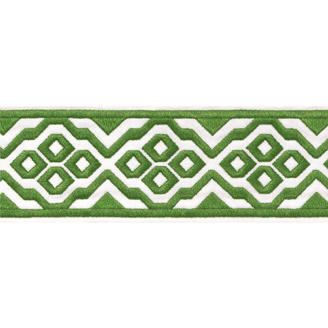 Belinda Tape Kelly E12188 by Thibaut Fabric Thibaut Fabric Belinda Tape Kelly E12188Fabric Tapes & Trims Volume 3 54% Cotton, 36% Linen, 10% Spun Poly INDIA </p><p>Repeat: V: 2.5 2.875 - Fabric Carolina -