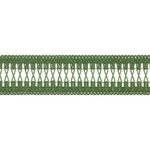 Cecily Tape Emerald E12200 by Thibaut Fabric