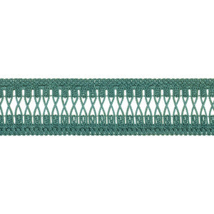 Cecily Tape Peacock E12201 by Thibaut Fabric