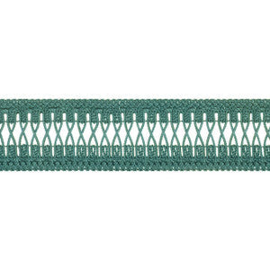Cecily Tape Peacock E12201 by Thibaut Fabric