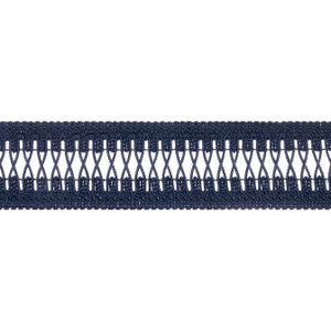 Cecily Tape Navy E12206 by Thibaut Fabric