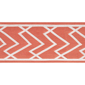 Summit Applique Tape Coral E12210 by Thibaut Fabric