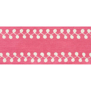 Perla Tape Peony E12219 by Thibaut Fabric